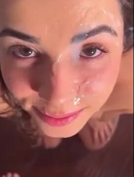 Jameliz aka Jellybeanbrains HOT Video Blowjob Cumshot on Face
